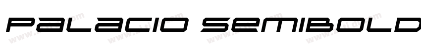 Palacio SemiBold字体转换